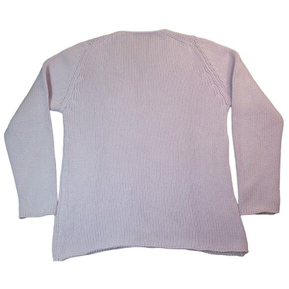 💜 VTG Alice Collins 100% Cashmere V-Neck Sweater – Made in Scotland – Lilac – M - Picture 2 of 6